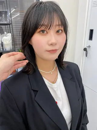 ミディアム ショート/ボブ特化 似合わせ/山下凌生のヘアスタイル