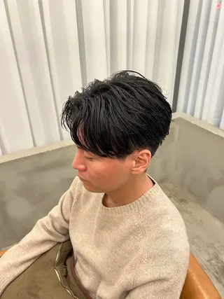 ショート 山野愛子美容室　銀座店所属・tomoメンズ特化 /パーマ/カットのヘアスタイル