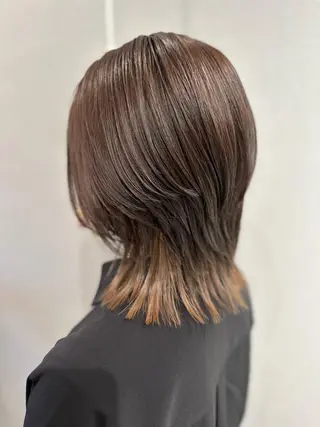 ミディアム K Harukaのヘアスタイル
