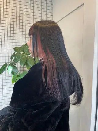 セミロング カラー 透明感カラー🪡🤍 nanao🤍🪡のヘアスタイル