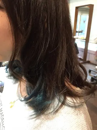 ミディアム セミロング ロング カラー 原宿サロン代表 デザインカラー伊藤卓のヘアスタイル