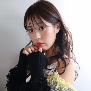 ロング カラー 津田 祐輔のヘアスタイル