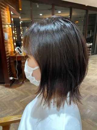ミディアム stylist YUTOのヘアスタイル
