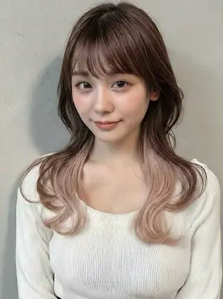 セミロング カラー Telasu所属・gata gataのヘアスタイル