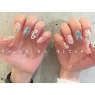 パーマ ネイル マツエク・マツパ illum hicariのネイルデザイン