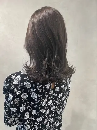 セミロング 透明感カラー/メンズ カット/KOIROのヘアスタイル