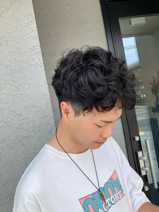 ショート パーマ メンズ maCken所属・松本　友佑 maCkenのヘアスタイル