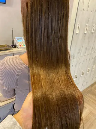 ロング カラー パーマ ヘアアレンジ AUBE HAIRazul吉祥寺所属・綺麗な髪質にしたい方 限定🌈清水　祥のヘアスタイル