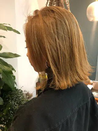 ミディアム カラー 中目黒🌼 🌼ハナのヘアスタイル