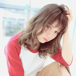 ヘアアレンジ 透明感カラー💖 Stylist佐藤澪のマツエク・マツパデザイン