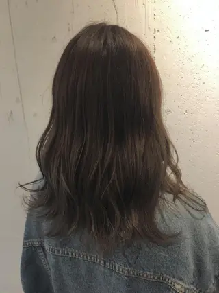 ミディアム フジサキ ケンのヘアスタイル