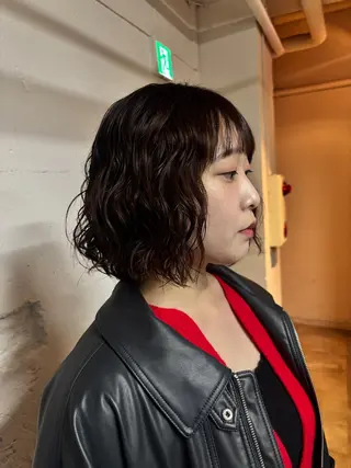 ミディアム パーマ 🩵似合わせカット SEIRA🩵のヘアスタイル