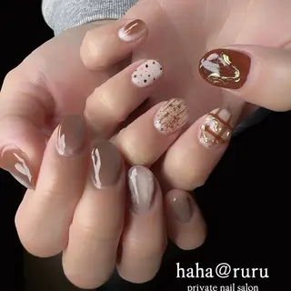 ネイル haha@ ruruのネイルデザイン