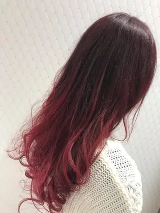 ロング カラー 難しい髪質の縮毛矯正 高岡/射水/髪質改善のヘアスタイル