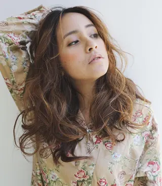 ロング カラー パーマ ヘアアレンジ メンズ マツエク・マツパ アイブロウ Endearing 銀座/レイヤーカットのヘアスタイル