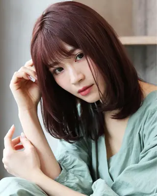 ミディアム カラー Crystal 船橋のヘアスタイル