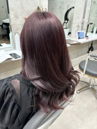 ロング カラー 井上 光のヘアスタイル