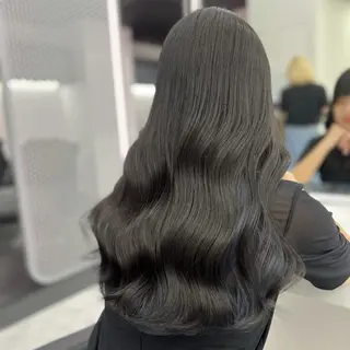 カラー ❄️冬の暗髪カラー ❄️透明感ヘアのヘアスタイル