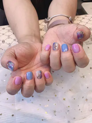 ショート カラー ネイル Ryoko Nailのネイルデザイン