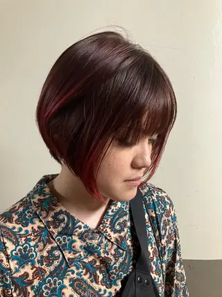 ショート fumikaブリーチ /ウルフのヘアスタイル