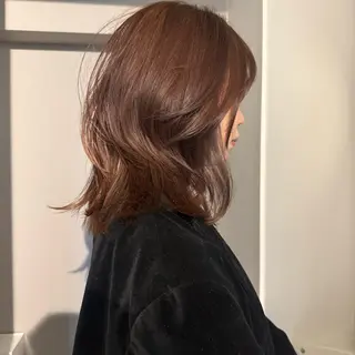 セミロング Mizobe misakiのヘアスタイル