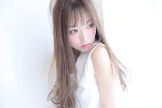 ロング カラー パーマ ヘアアレンジ ネイル マツエク・マツパ ◆感動口コミ/最小顔 理論カット◆森口 峻のヘアスタイル