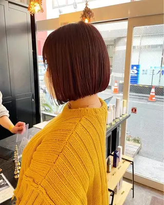ミディアム カラー bloom所属・bloom yumaのヘアスタイル