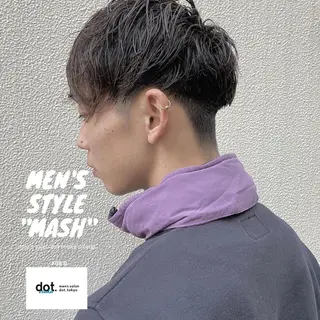 ショート メンズ CLUTCH天王寺 西藤遥河のヘアスタイル