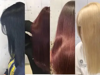 セミロング カラー 韓・中華美女ヘア 🇰🇷×🇨🇳のヘアスタイル