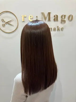 ロング カラー ヘアアレンジ キッズ 横浜関内髪質改善 re:Magoのヘアスタイル