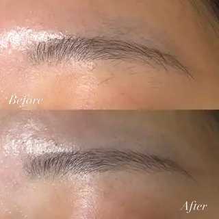 アイブロウ ななみ.⋆𝜗𝜚 暖色艶カラー/まつパのヘアスタイル