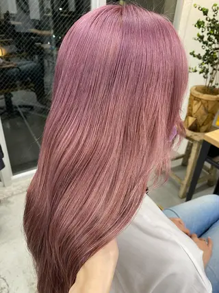 ロング カラー 🧸艶々韓国ヘア 🧁mizunaのヘアスタイル