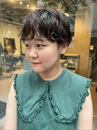 ショート パーマ ヤマモト マイのヘアスタイル