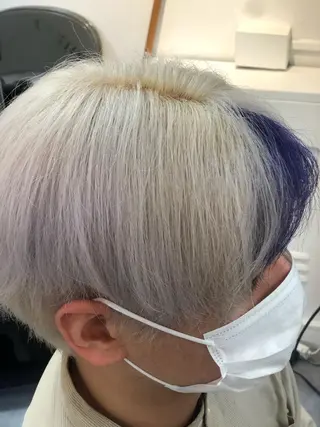 ショート カラー メンズ 髪質改善　ナカゾノ タケシのヘアスタイル