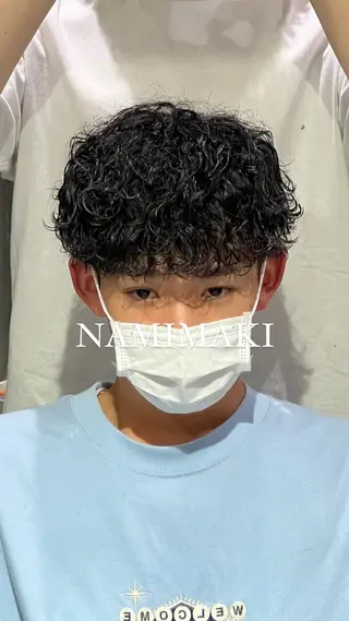 ショート メンズパーマ/縮毛 超特化/tomokiのヘアスタイル