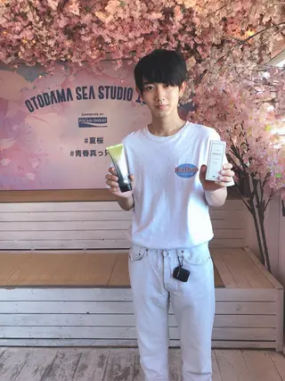 ショート カラー メンズ Kou所属・💜髪質改善美髪💜 星野清光のヘアスタイル