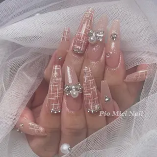 ネイル HANA 長さだしのネイルデザイン