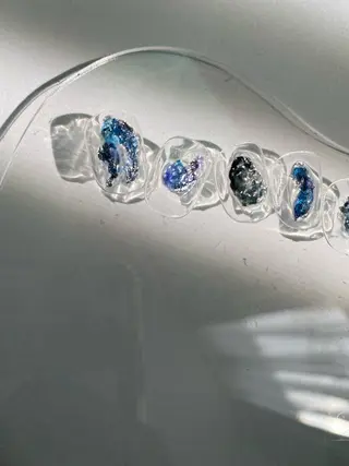 ネイル 草加ニュアンスネイル 🌚hersのネイルデザイン