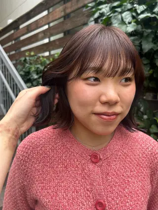ミディアム カラー MAI ⠀ ⠀ ⠀のヘアスタイル