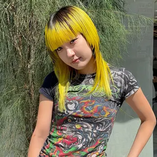 ロング カラー 【派手髪】【個性派】 lilica💫⚡️のヘアスタイル