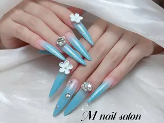 ネイル M🌷nail 長さだし専門店のネイルデザイン