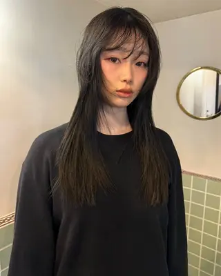 セミロング カラー misa___boo MISAのヘアスタイル