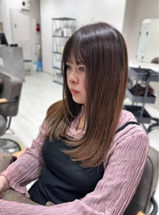 セミロング 🌿髪質改善/レイヤ ー🌿ひかるんのヘアスタイル