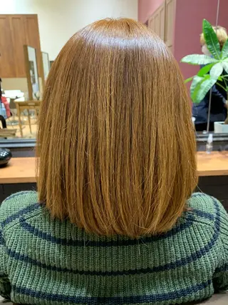 ミディアム 🎀ツヤ暖色カラー 🎀大塚ナオミのヘアスタイル