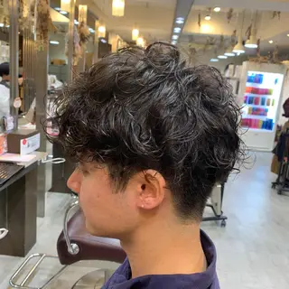 ミディアム パーマ メンズ AOI✩⡱ y2kネイルのネイルデザイン