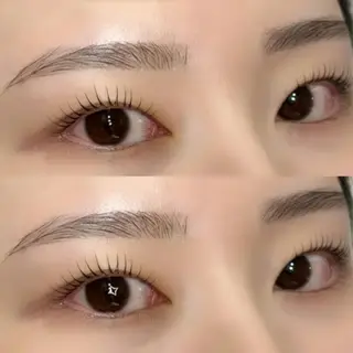 マツエク・マツパ CHIBA🦋パーマ ナチュラル美眉のマツエク・マツパデザイン