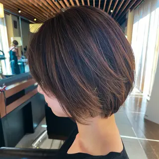 ショート カラー ショート・ボブ 中村俊哉のヘアスタイル