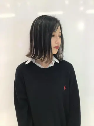 ショート ハッシュカット/ハイ トーン/MANAMIのヘアスタイル