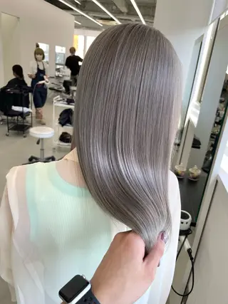 ロング カラー LINOET名古屋所属・齋藤 梨乃のヘアスタイル