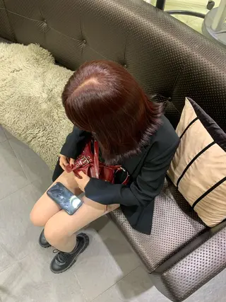 セミロング レイヤー／マツエク 💋𝑨𝑵𝑵𝑨のヘアスタイル